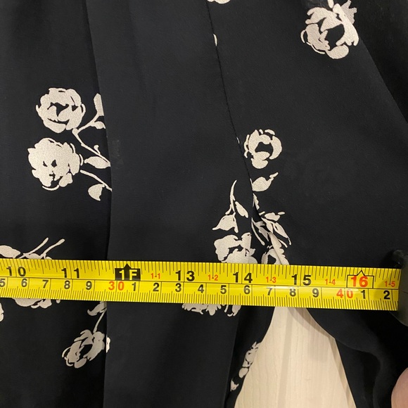 Floral Navy Wrap Dress - Picture 5 of 5